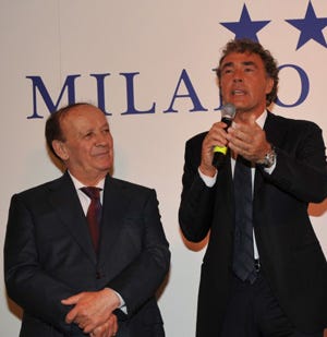 Da sinistra: Tonino Batani e Massimo Giletti
