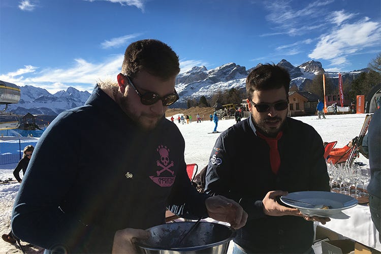 Alta Badia Gourmet Skisafari un successo Piatti tipici deliziano il palato degli sciatori