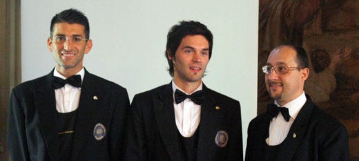 Mirko Benzo, Emanuele Riva e Gianluca Goatelli