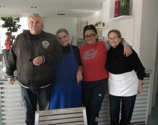 da sinistra: Carlo, Laura, Cecilia e Cristina Crivellini