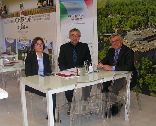 da sinistra: Caterina Borgioli, Guerrino Saviotti e Carlo Borgioli