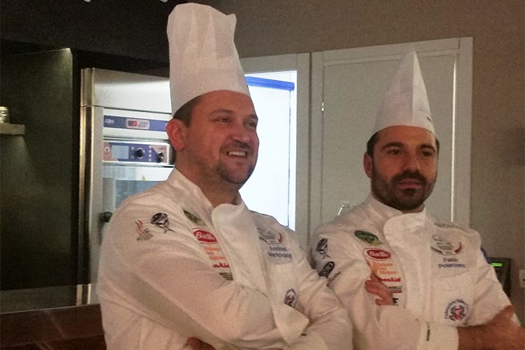 Andrea Mantovanelli e Fabio Potenzano - Catering Cup 2017, alla Metro Academy il menu della Nazionale italiana cuochi