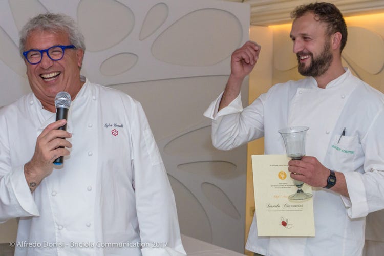Igles Corelli e Daniele Ciavattini - Chef’s Cup Contest, vince Ciavattini Premiato il piatto ispirato a Nonna Papera
