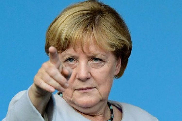Angela Merkel (Dazi, da Trump all'Ue dopo 20 anni 40,5 miliardi di euro a rischio per l'Italia)