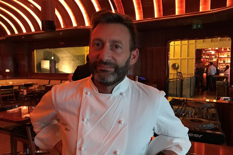 Fabrizio Albini - Fabrizio Albini alla guida di The Stage Lo chef Euro-Toques da Cortina a Milano