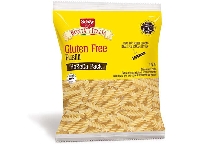 Penne e Fusilli Schär gluten free in un nuovo formato per la ristorazione Penne e Fusilli Schär gluten free in un nuovo formato per la ristorazione