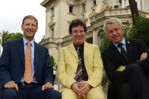 da sinistra: Giancarlo Kessler, Michele Luminati e Nicolas Bideau