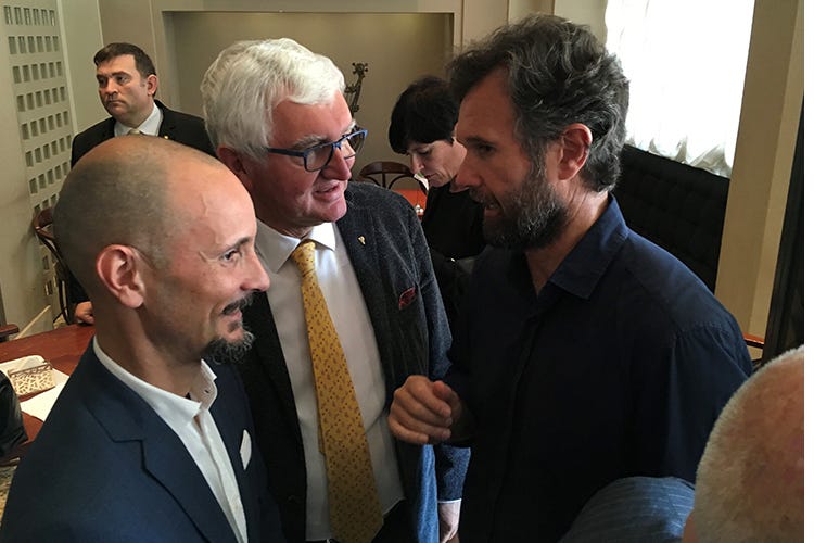 Enrico Crippa, Antonio Santini e Carlo Cracco - Grand Prix de la Cuisine a Enrico Crippa Alberto Santini è il Miglior sommelier