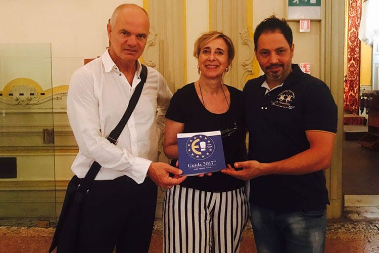 Enrico Derflingher, Doria Pamphilj e Niko Sinisgalli - I cuochi Euro-Toques in cucina a Roma per la 4ª Celebrity Fight Night in Italy