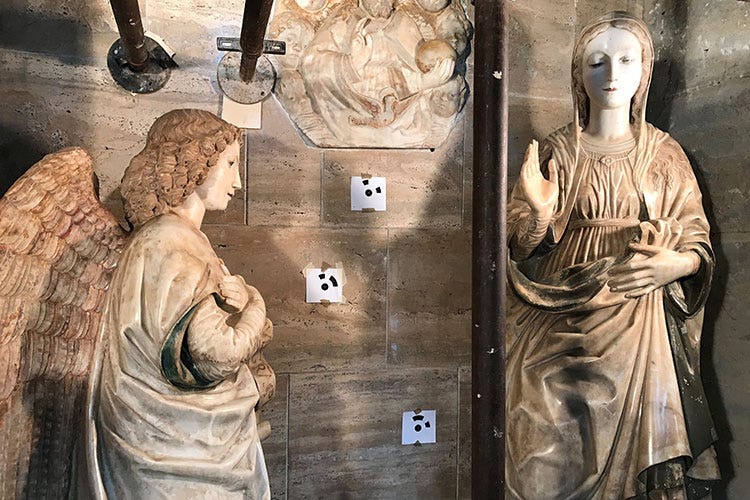 Il complesso marmoreo, opera di Gagini Patrimonio rinascimentale in restauro