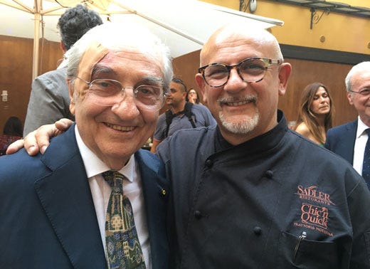 Gualtiero Marchesi e Claudio Sadler