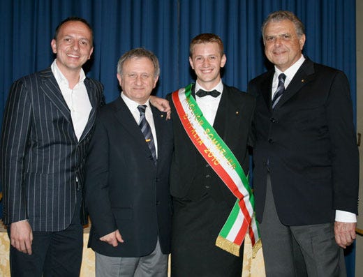 Enrico Bernardo, Giuseppe Vaccarini, Matteo Ghiringhelli e Piero Sattanino