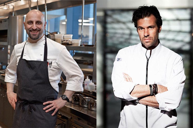 Filippo Gozzoli e Sergio Herman - Meet the Chefs, ultima tappa all'Armani Con Gozzoli cucina Sergio Herman