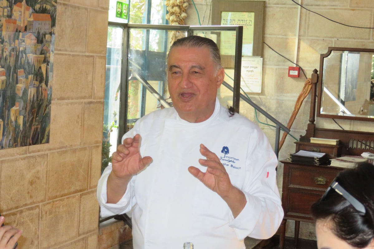 Il cuoco Moshe Basson  