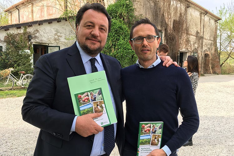 Gianni Fava e Gianluigi Vimercati - Oltre 1.600 agriturismi in Lombardia e una nuova guida online per scoprirli