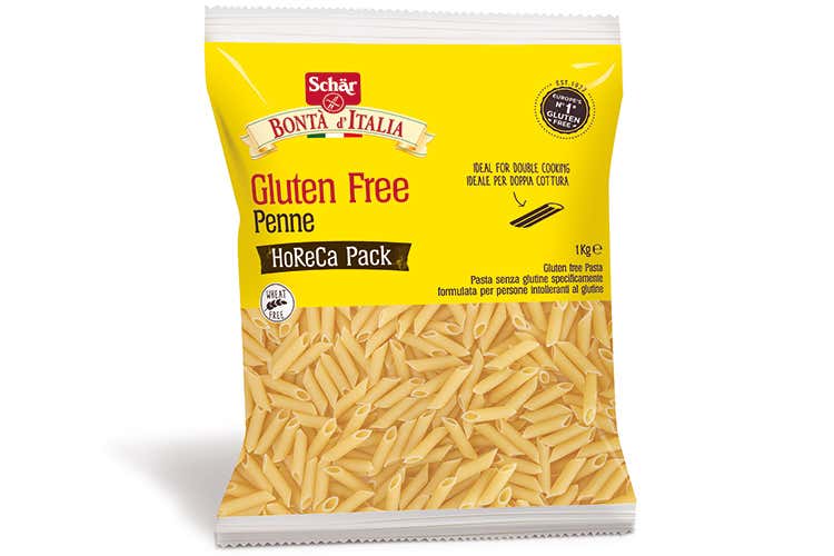 Penne e Fusilli Schär gluten free in un nuovo formato per la ristorazione Penne e Fusilli Schär gluten free in un nuovo formato per la ristorazione