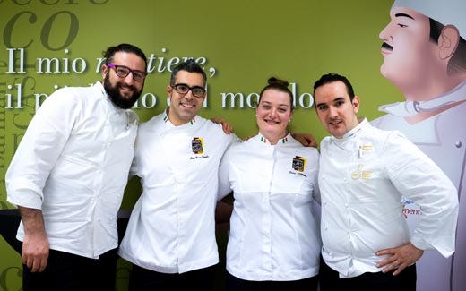da sinistra: Roberto Rinaldini, Luigi Bruno D'Angelis, Sara Accorroni e Davide Malizia