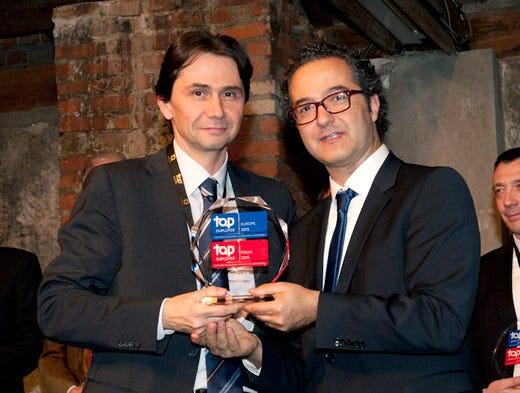 a sinistra Marcello Pincelli, amministratore delegato di PepsiCo Beverages Italia