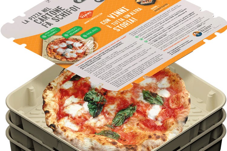(Brevettato il Vinni Pizza Box Nuovo contenitore per pizza d’asporto)
