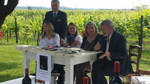 da sinistra: (in piedi) Alessandro Scorsone, (seduti) Nadia Zenato, Monica Sommacampagna, Maria Teresa Ferrari e Alberto Lupini