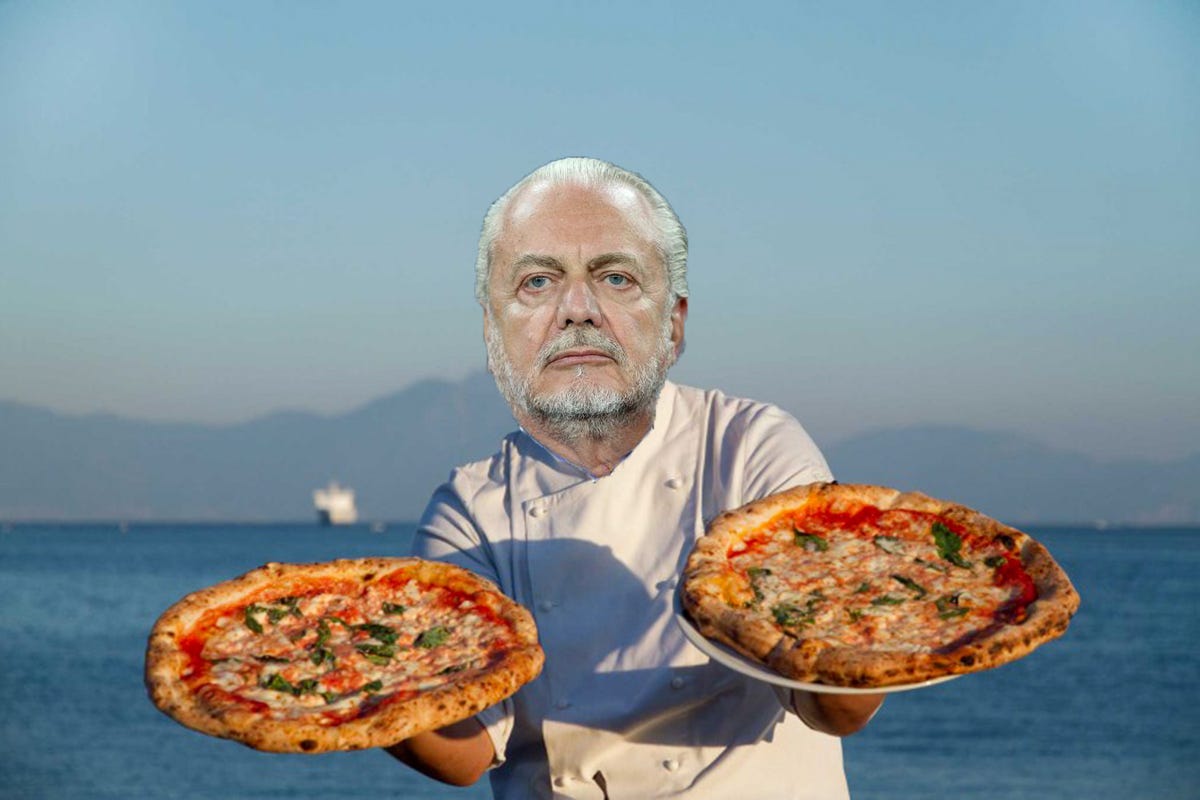 Aurelio De Laurentiis Una... pizza a De Laurentiis che critica la cucina napoletana. A cena con noi per fargliela apprezzare