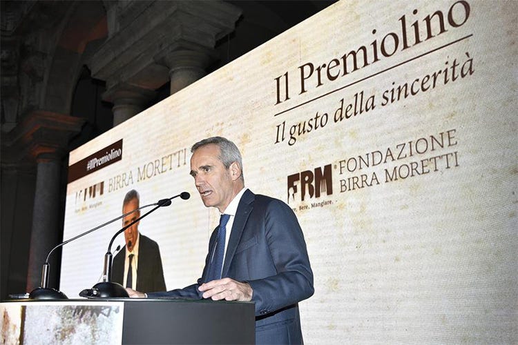 Alfredo Pratolongo (Arrigo Cipriani premiato da Birra Moretti alla 58ª edizione del Premiolino)