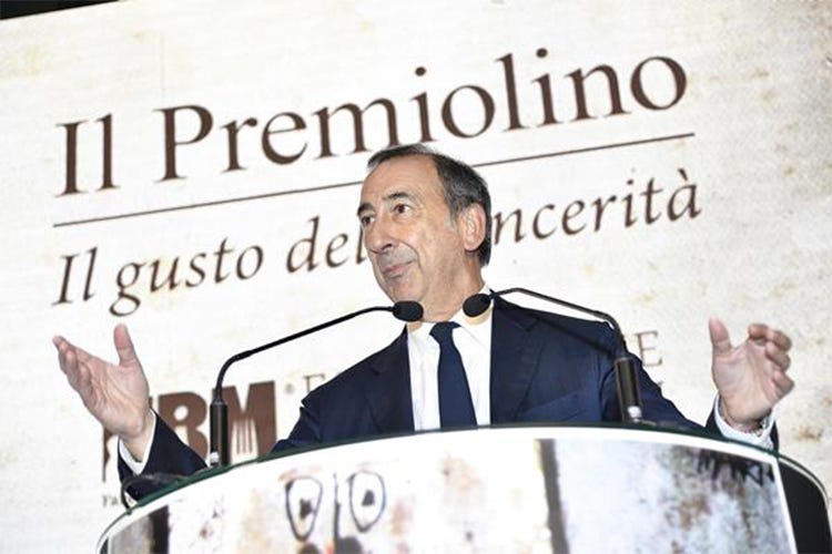 Giuseppe Sala (Arrigo Cipriani premiato da Birra Moretti alla 58ª edizione del Premiolino)