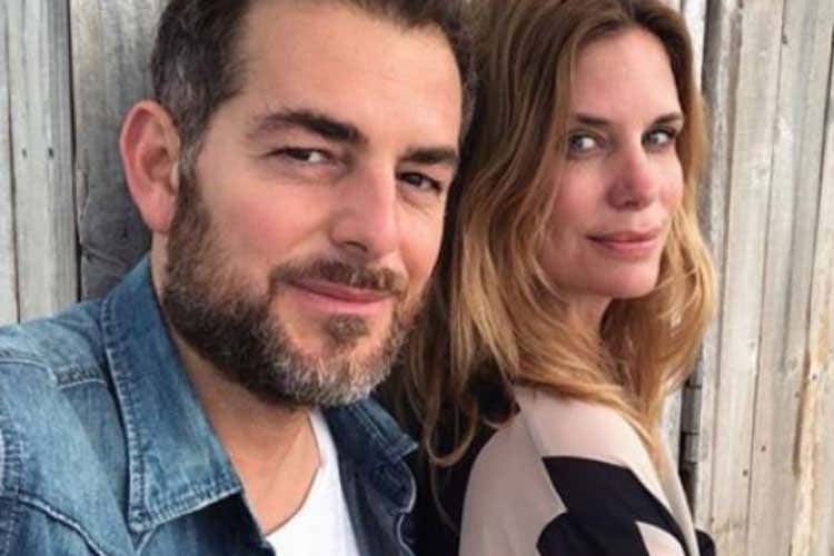 Daniele Bossari e Filippa Lagerback (Bossari e Lagerback, è il giorno del Sì Il brindisi è Ferrari, la torta di Knam)