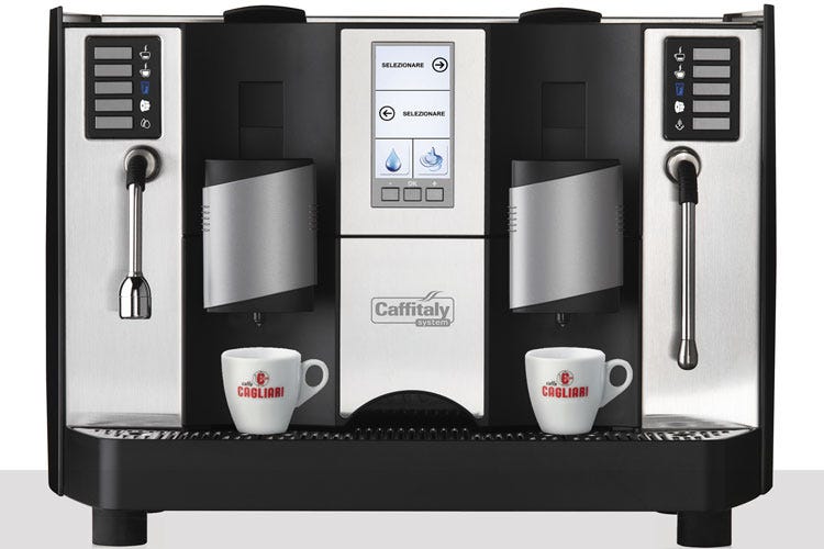 (Caffitaly System S9001 di Caffè Cagliari Espresso top per una colazione in hotel)