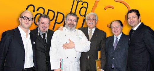 Da sinistra, Paolo Manfredi, Alberto Lupini, Matteo Scibilia, Giorgio Calabrese, Enzo Vizzari e Alfredo Zini