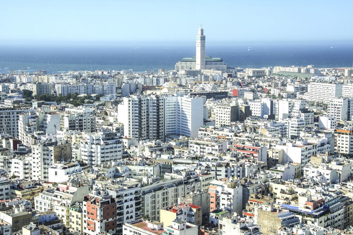 Casablanca vista dall'alto (foto Shutterstock) Da Rabat a Casablanca: weekend sulla Costa Atlantica del Marocco