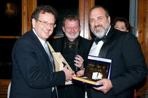 da sinistra: Bruno Muratori, Alberto Lupini e Marcello Masi