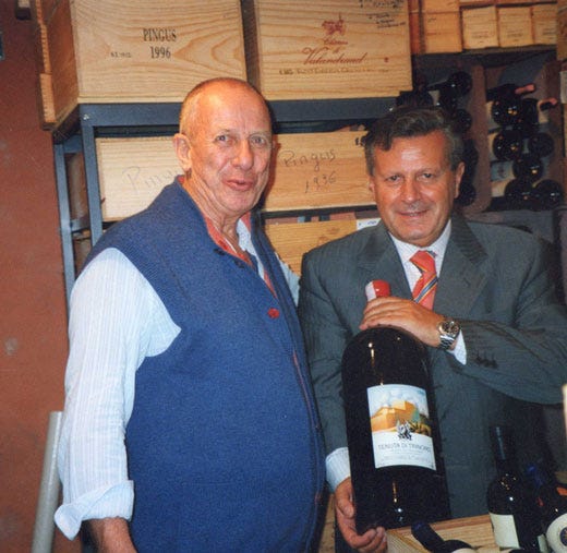 Luigi Veronelli e Rocco Montereale