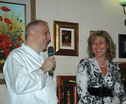 Maurizio Conti con la moglie Susy