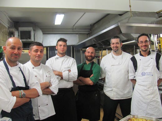 da sinistra: Samuel Perico, Antonio Cuomo, Alex Normanni, Roberto Rodeschini, Stefano Asperti e Edoardo Bescapè