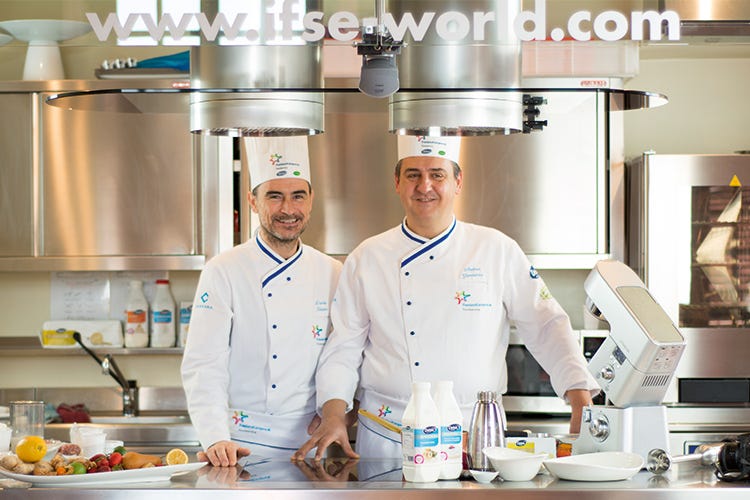 Davide Tabarri e Andrea Gamberini (foto: Saverio Pisano - IFSE Culinary Institute)