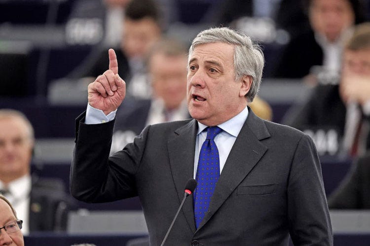 Antonio Tajani (Dl dignità, occupazioni a rischio L'esempio di Bergamo: 5mila in meno)