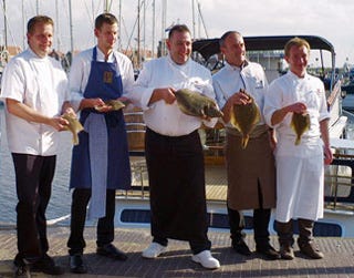 Da sinistra: Cees Kramer, Stephen John Bennet, Fabrizio Barontini, Patrice Hardy e Massimo Spallino