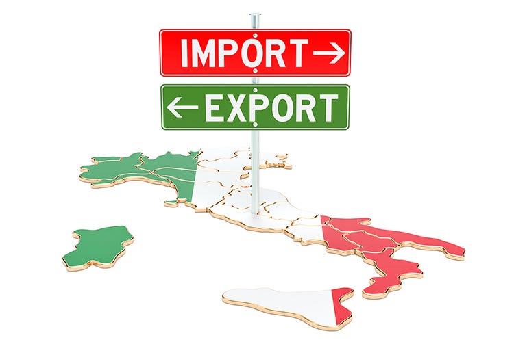 L'export supera l'import nel 2020 Made in Italy, più export che import Ma a cibo e vino servono i ristoranti