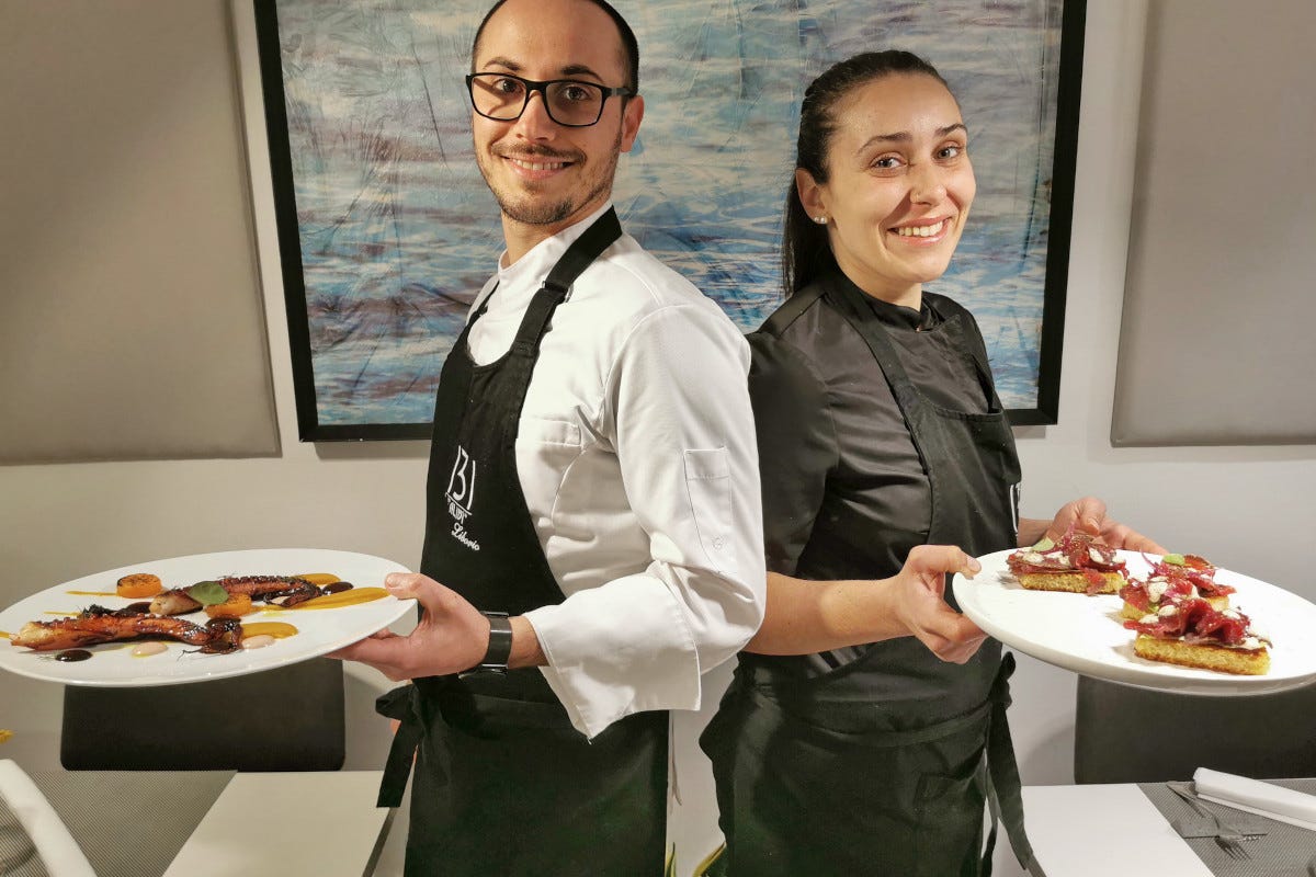 Liborio Mongiovì e Alice Gennario del 131 Ristorante di Palermo Il nuovo corso del Ristorante 131 proposta gourmet che guarda al territorio