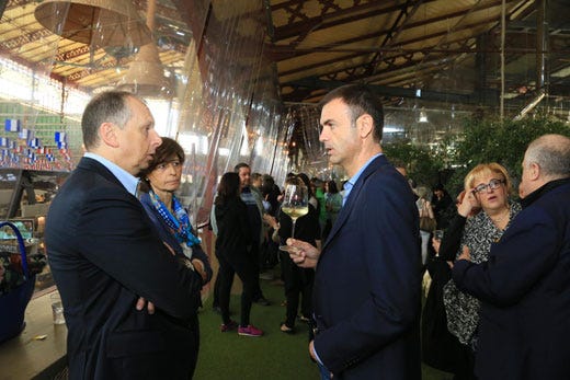 da sinistra: Luca Ubaldeschi, vicedirettore La Stampa, ed Ettore Prandini, vicepresidente Coldiretti con delega Expo