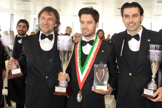 da sinistra: Maurizio Dante Filippi, Andrea Galanti e Massimo Tortora