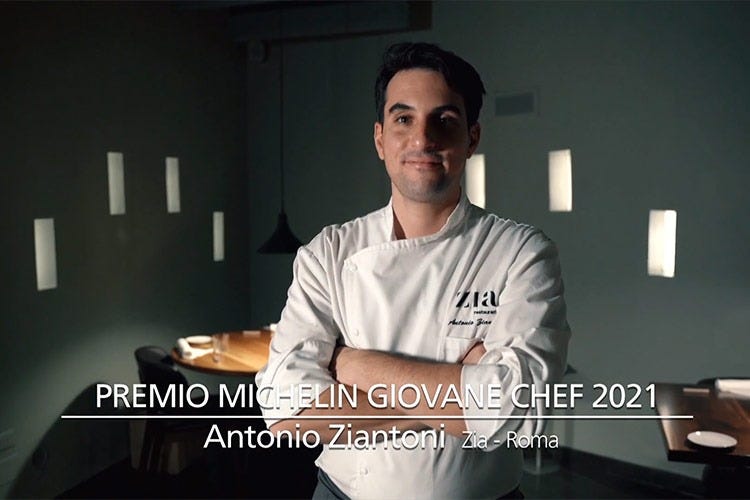 Antonio Ziantoni - Guida Michelin Italia 2021 Il liveblogging con le nuove stelle