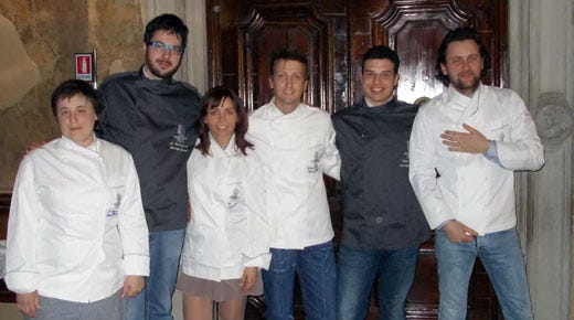 Da sinistra: Antonia Klugmann, Fabrizio Ferrari, Marianna Vitale, Christian Milone, Arcangelo Tinari e Stefano Pillan