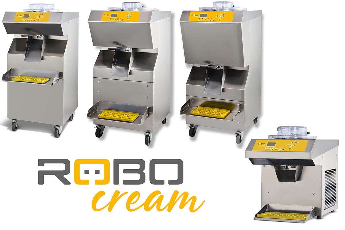 ROBOcream R152, R400, R600, RT51 ROBOcream, macchine multifunzione per la pasticceria top