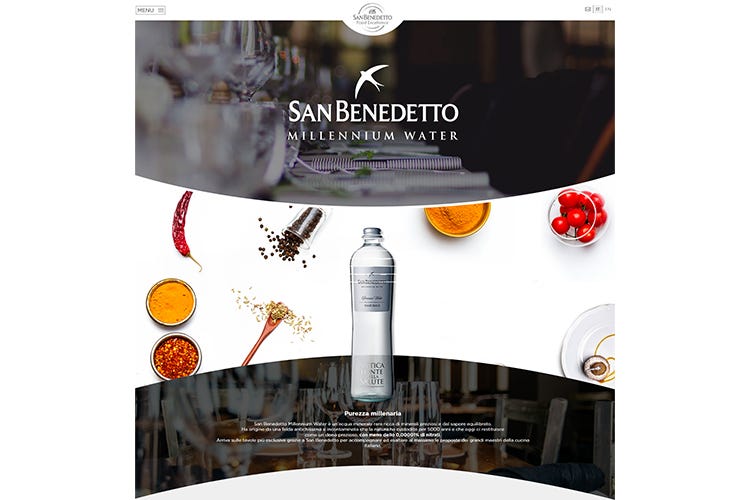 (San Benedetto Millennium Water L’acqua per l’alta ristorazione)