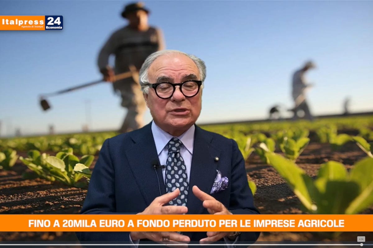 [TG Economia]: Fino a 20mila euro a fondo perduto per le imprese agricole