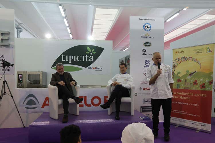 Alberto Lupini, Chicco Cerea e Enrico Derflingher - (Il tristellato Cerea a Tipicità «Giovani, non stancatevi di essere curiosi»)