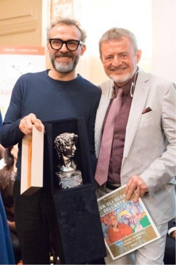 Massimo Bottura con Alberto Lupini