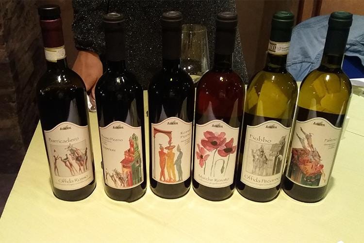 Etichette in degustazione: Azienda agricola Aurora - Bio per amore al Terroir Marche Festival 
Tra vini d'Oltralpe e tipicità a tavola
